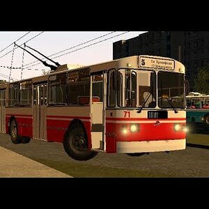 ЗИУ 682 по 5 маршруту | Симулятор троллейбуса | Trolleybus FS Garrys mod